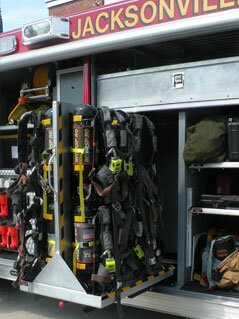 SCBA Slide-out Rack